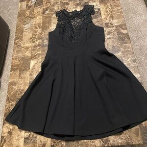 Material Girl Juniors' Lace Skater Dress Size L Orig $49.50)